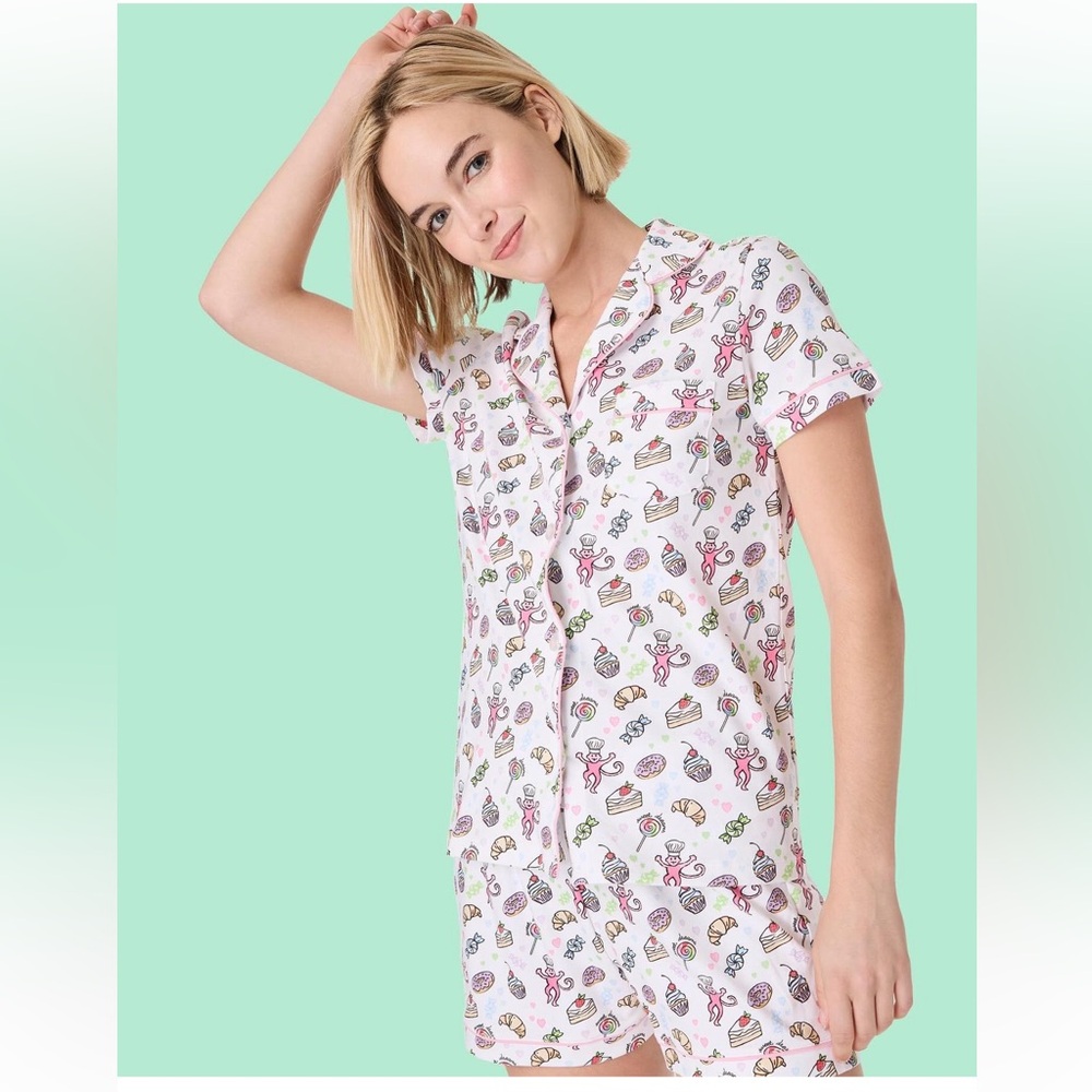 Roller Rabbit Sweet Dreams Polo Pajamas (M)